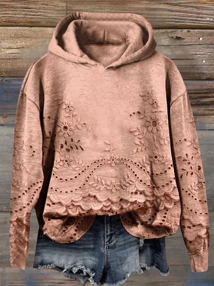 Alice | Kobiecy i wygodny hoodie z kwiatowym wzorem