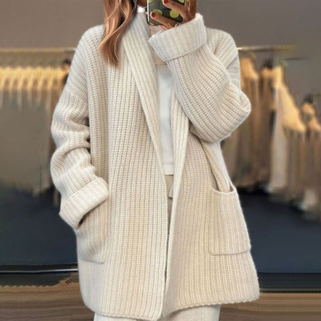 Elena | Kardigan z otwartym przodem