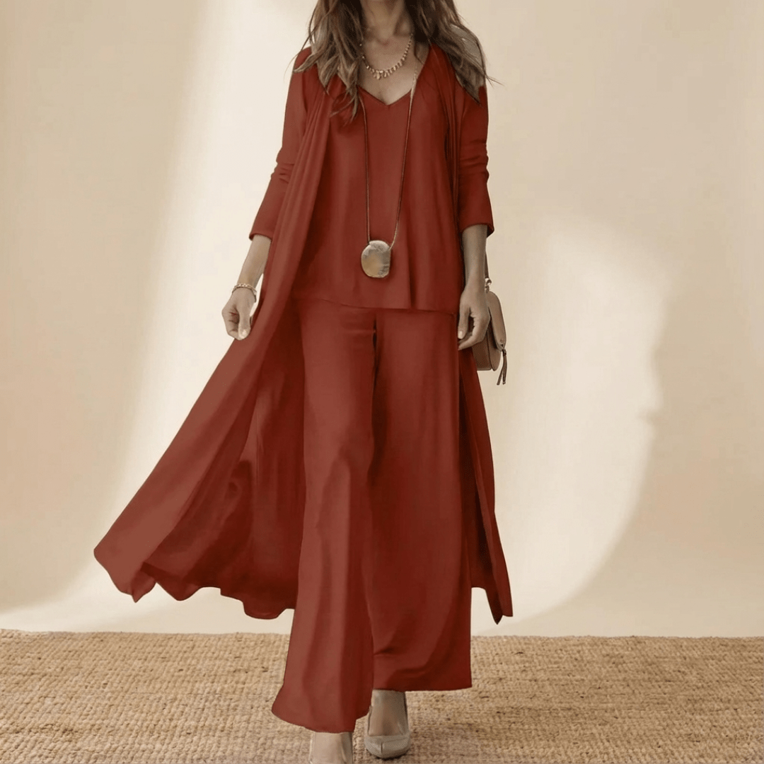 Barbara | Conjunto elegante de tres piezas